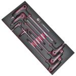 Kraftwerk Tools 4903-21 Coq. de tournevis mâles T EVA3 7 p