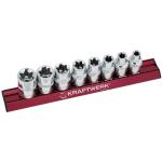 Kraftwerk Tools 320099 Jeu de 8 douilles TX ext. MAGALU 1/2"