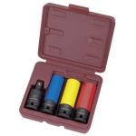 Kraftwerk Tools 3083 Alufelgen-Gelenk-Schlagn.-Satz 1/2" 4-tlg.