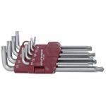 Kraftwerk Tools 3608 Jeu de 10 clés TX à tête sph. T10-T50