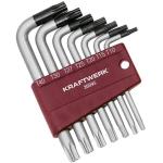 Kraftwerk Tools 3609S Jeu de 7 clés TX percées extra courtes