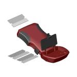 Kraftwerk Tools 3338 Grattoir rétractable avec 3 lames