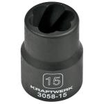 Kraftwerk Tools 3058-15 Douille d'extracteur 1/2" 15 mm