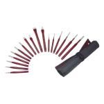 Kraftwerk Tools 1374 Jeu de 17 burins chasse-pointes/goup.