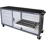 Kraftwerk Tools 101.401.001 BT LINE carro de herramientas BT1800 equipado 395-pzas.