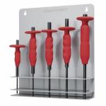 Kraftwerk Tools 3360 Conjunto de punzones de pasador con mango AirGrip, 5pcs