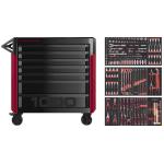 Kraftwerk Tools 102.517.005 PRO LINE Carro de taller PT1000 7 Cajones 221 pzas.