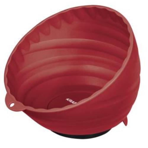 Kraftwerk Tools 2949-1 Plastic magnetic bowl, red, Ø 150 mm