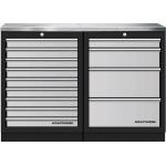 Kraftwerk Tools 3964K-940IX Mobilio 2 combi, inox, 4 y 9 cajones