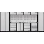 Kraftwerk Tools 3964K-H284S5H-K4IX Mobilio 6 combi, puerta plegable, armario alto, inox