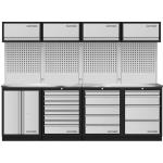 Kraftwerk Tools 3964K-S854-K4IX Mobilio 4 combi, unidad de pared perforada, inox