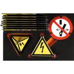 Kraftwerk Tools 510.100.000 Set of warn and safety signs high voltage