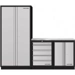 Kraftwerk Tools 3964K-H25SIX Mobilio 3 combi Gabinete alto 2 de inox