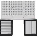 Kraftwerk Tools 3964K-80S-WIX Mobilio 2 combi con pared perforada, inox