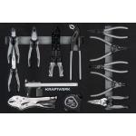 Kraftwerk Tools 105.102.014 Pince / Insert à outils de mesure 13-pcs.