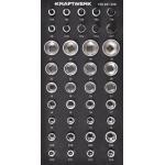 Kraftwerk Tools 105.301.006 Jeu de douilles hexagonales 1/2'' TX 38 pcs. Inlay 20x40