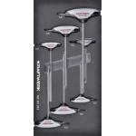 Kraftwerk Tools 105.301.022 Poignée en T TX 7-pcs. Insert 20x40