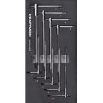 Kraftwerk Tools 105.301.027 Douille hexagonale avec poignée en T 9-pcs. Insert 20x40
