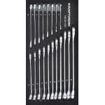 Kraftwerk Tools 105.301.032 Clé combinée 19-pcs. Insert 20x40