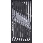 Kraftwerk Tools 105.301.033 Jeu de clés à cliquet et de clés à molette 19 pz Inlay 20x40