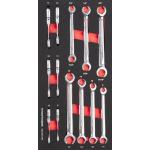 Kraftwerk Tools 105.401.045 PRO LINE EVA3 clés mixtes ouvertes 20x40 13 pces.