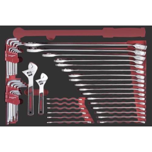 Kraftwerk Tools 105.503.028 PRO LINE EVA Llave combinada, sin llave dinamométrica 60x40 43 pz.