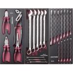 Kraftwerk Tools 105.515.002 Assortiment d'outils, EVA, clés mixtes et pinces, 24 pcs