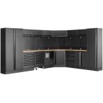 Kraftwerk Tools 3964E-BLK Mobilier d'atelier 8 éléments MOBILIO BLK Hêtre