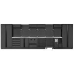 Kraftwerk Tools 3964Q-BLK-IX MOBILIO BLK Mueble modular 8 elementos, Acero inoxidable