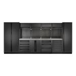 Kraftwerk Tools 3964K-BLK-013-IX MOBILIO BLK Mueble modular 6 elementos, Acero inoxidable
