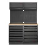 Kraftwerk Tools 3964K-BLK-009 MOBILIO BLK Mueble modular 2 elementos, Haya