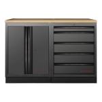 Kraftwerk Tools 3964K-BLK-018 MOBILIO BLK Mueble modular 2 elementos, Haya