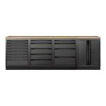Kraftwerk Tools 3964K-BLK-004 MOBILIO BLK Mueble modular 4 elementos, Haya