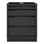 Kraftwerk Tools 3964-04-BLK MOBILIO cajonera, 4 cajones BLK