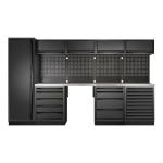 Kraftwerk Tools 3964K-BLK-015-IX MOBILIO BLK Mueble modular 5 elementos, Acero inoxidable