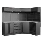 Kraftwerk Tools 3964N-BLK-IX MOBILIO BLK Mueble modular 4 elementos, Acero inoxidable