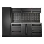 Kraftwerk Tools 3964B-BLK-IX MOBILIO BLK Mueble modular 4 elementos, Haya