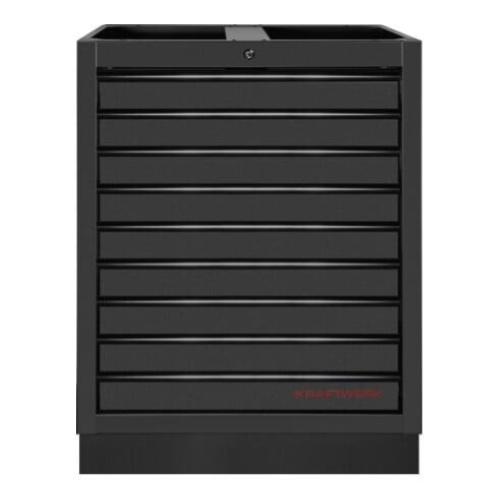 Kraftwerk Tools 3964-13-BLK MOBILIO Schubladenschrank, 9 Schubladen BLK