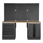 Kraftwerk Tools 3964K-BLK-003 MOBILIO BLK Mueble modular 2 elementos, Haya