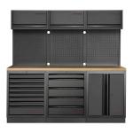Kraftwerk Tools 3964K-BLK-005 MOBILIO BLK Mueble modular 3 elementos, Haya
