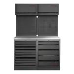 Kraftwerk Tools 3964K-BLK-009-IX MOBILIO BLK Mueble modular 2 elementos, Acero inoxidable
