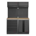 Kraftwerk Tools 3964K-BLK-010 MOBILIO BLK Mueble modular 2 elementos, Haya