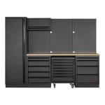 Kraftwerk Tools 3964K-BLK-016 MOBILIO BLK Mueble modular 4 elementos, Haya