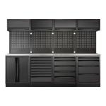 Kraftwerk Tools 3964K-BLK-020-IX MOBILIO BLK Mueble modular 4 elementos, Acero inoxidable