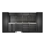 Kraftwerk Tools 3964K-BLK-017-IX MOBILIO BLK Mueble modular 6 elementos, Acero inoxidable