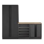 Kraftwerk Tools 3964K-BLK-012 MOBILIO BLK Mueble modular 3 elementos, Haya