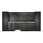 Kraftwerk Tools 3964K-BLK-017 MOBILIO BLK Mueble modular 6 elementos, Haya