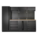 Kraftwerk Tools 3964B-BLK-EX MOBILIO-EX BLK Mueble modular 4 elementos, Haya