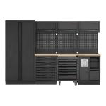 Kraftwerk Tools 3964D-BLK-EX MOBILIO-EX BLK Mueble modular 4 elementos, Haya