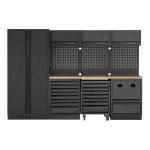 Kraftwerk Tools 3964K-BLK MOBILIO BLK Mueble modular 4 elementos, Haya
